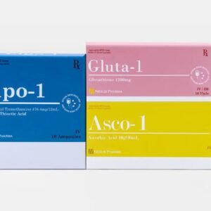 Gluta 1 Snow White with Lipo 1 and Asco 1 Skin Whitening Injections - Made In Korea